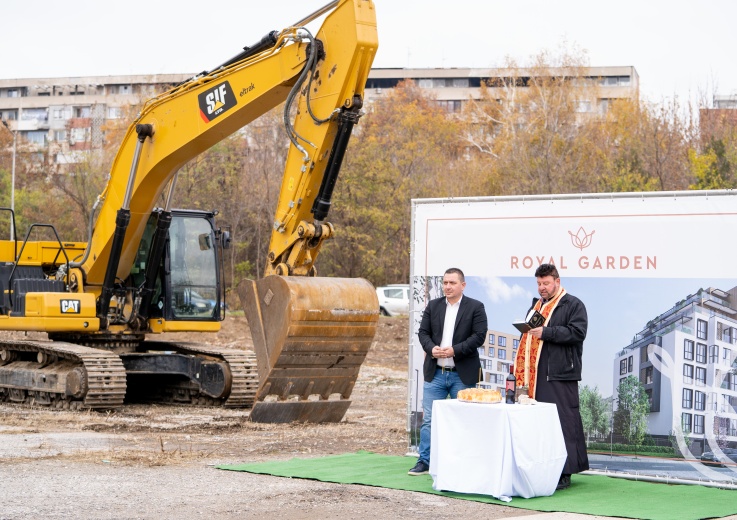 Галакси Инвестмънт Груп направи първа копка на жилищен парк Royal Garden, етап 3