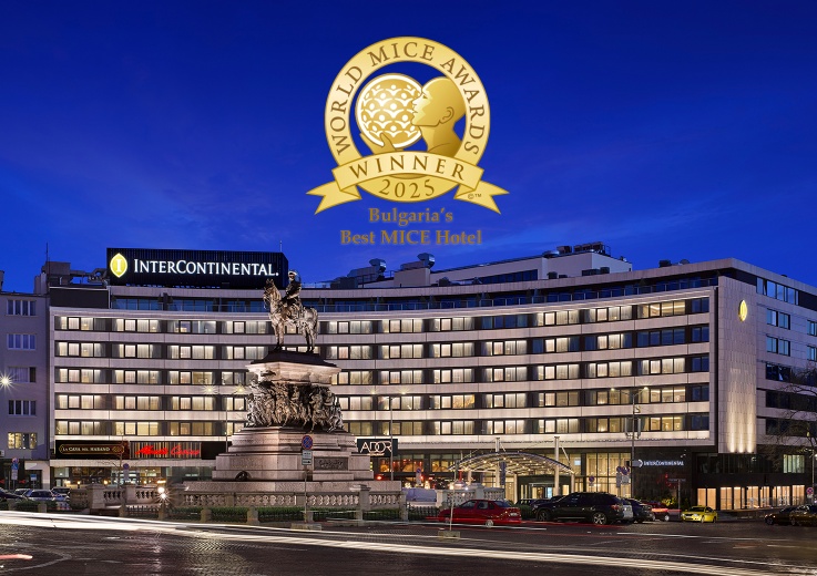 InterContinental Sofia получи награда „Най-добър MICE хотел в България“ от World MICE Awards